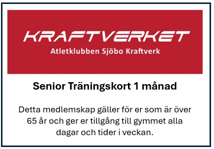Detta medlemskap gäller för er som är från 65 år och ger er tillgång till gymmet alla dagar och tider i veckan.