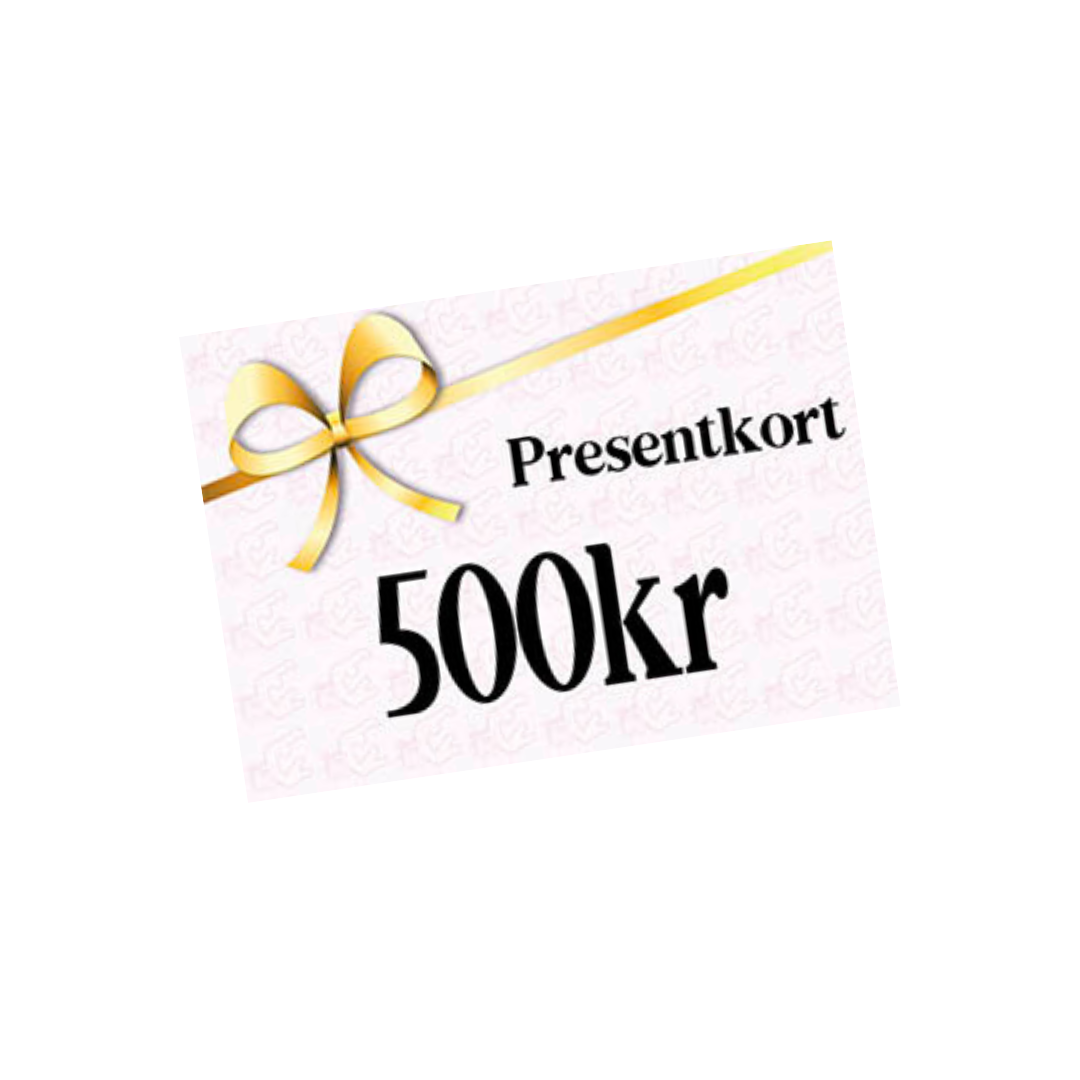 Köp ett presentkort som kan används både i shopen och på kurser.