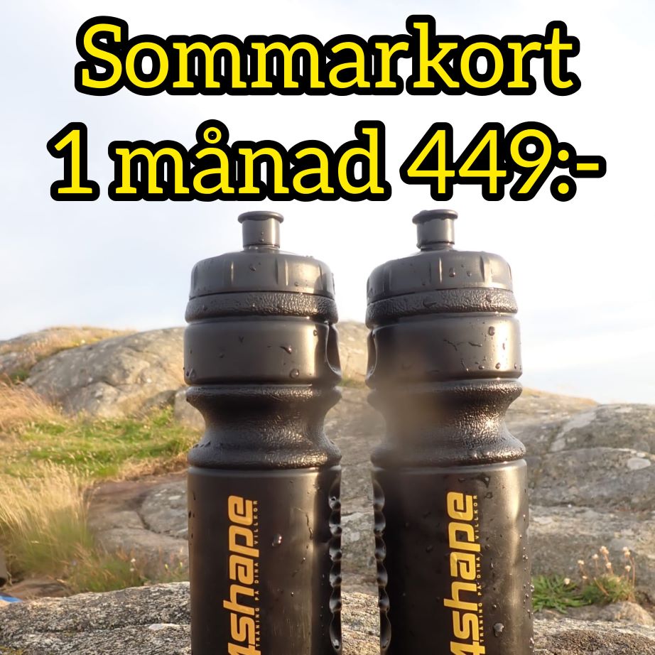 Med detta kort kan du träna på alla våra anläggningar från morgon till kväll! inklusive gruppträning.