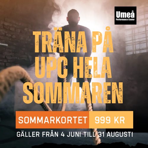 Vårt sommarkort ger dig full tillgång till UPC från 1 maj till 31 augusti. Kontant betalning