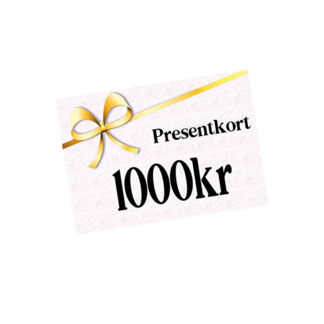 Köp ett presentkort som kan används både i shopen och på kurser.