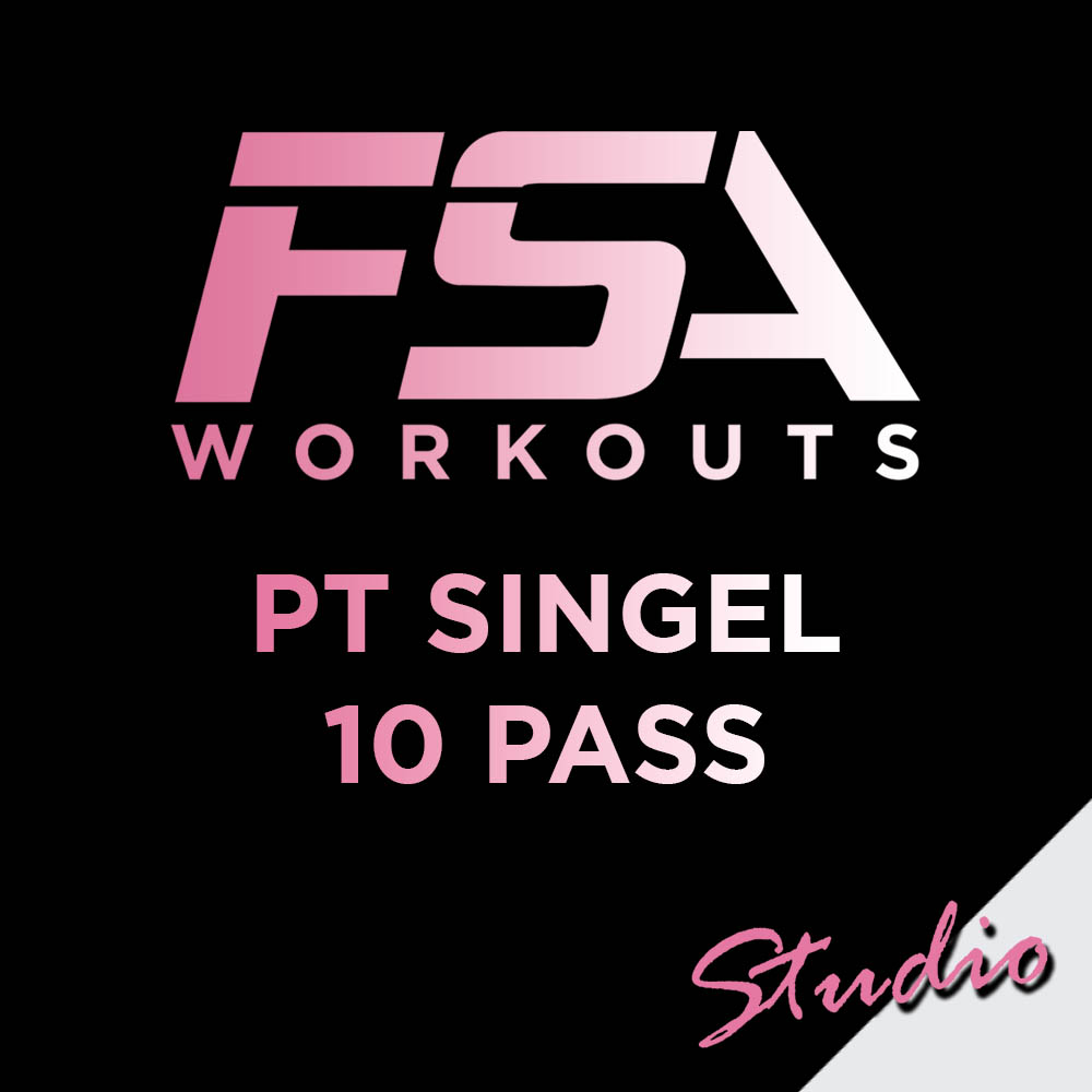 10 x pt singel pass med bokad tränare