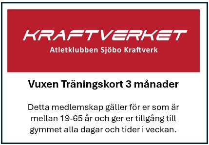 Detta medlemskap gäller för er som är mellan 19-65 år och ger er tillgång till gymmet alla dagar och tider i veckan.