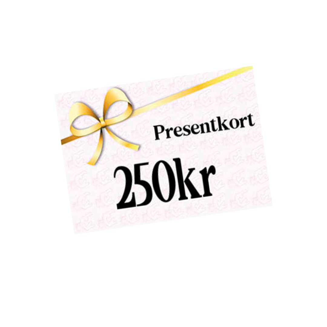 Köp ett presentkort som kan används både i shopen och på kurser.