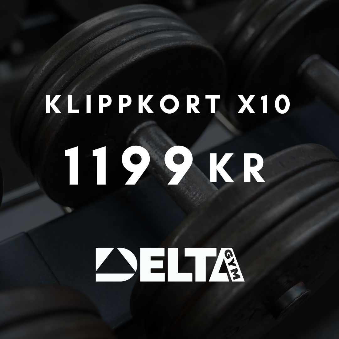 Klippkort på 10 tillfällen.
Ingen bindningstid.
