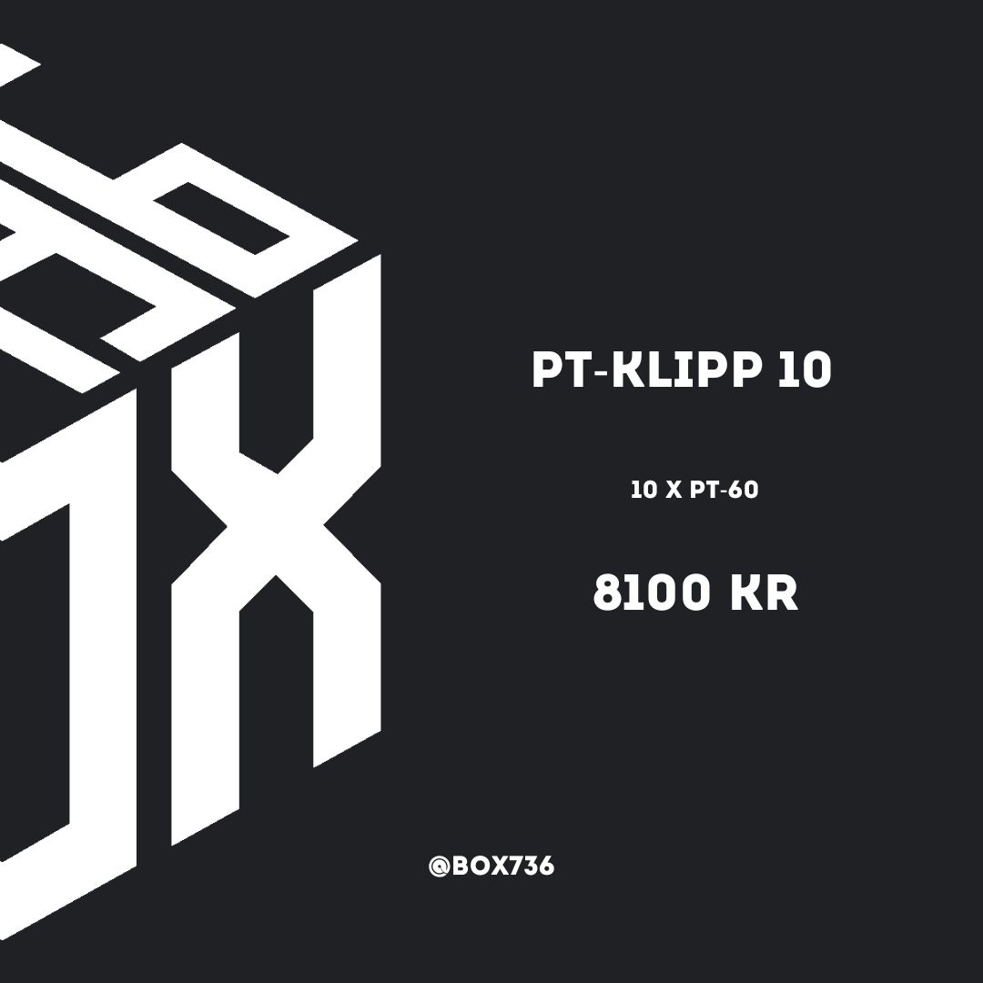 Med PT-KLIPP 10 har du möjlighet att boka in 10 timmar med PT hos BOX736. 

Önskas faktura, autogiro eller delbetalning hör av dig till mailen nedan och märk med PT-Klipp 10.

För bokning samt kostnadsfri konsultation kontakta william@box736.com.
