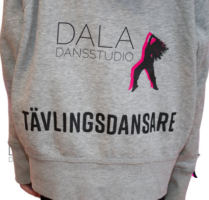 Genom detta val får du TÄLINGSDANSARE tryckt i länden av Hoodien