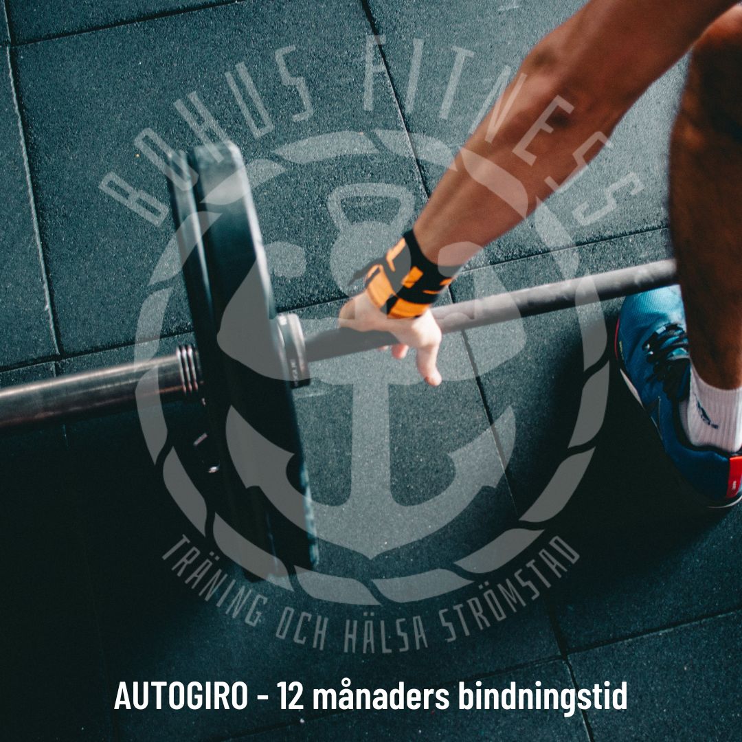 Gymkort med betalning via autogiro
- 12 månaders bindningstid
- 2 månaders uppsägningstid

Tillgång till gymmet mellan kl 04:30-24:00 alla årets dagar  