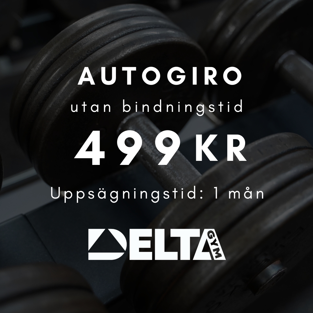 Löpande månadskort utan bindningstid. 
1 månads uppsägningstid.