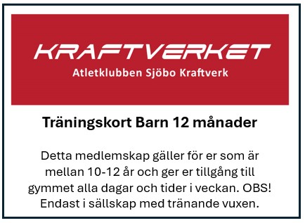 Detta medlemskap gäller för er som är mellan 10-12 år och ger er tillgång till gymmet alla dagar och tider i veckan. OBS! Endast i sällskap av tränande vuxen.