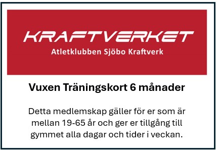 Detta medlemskap gäller för er som är mellan 19-65 år och ger er tillgång till gymmet alla dagar och tider i veckan.