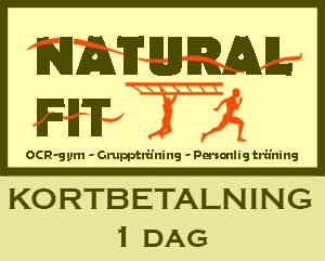 Entré till vårt härliga OCR-gym under en dag.
Giltigt den dagen som du köper entrén.
Du får ett SMS med länk till nyckelsystemet.