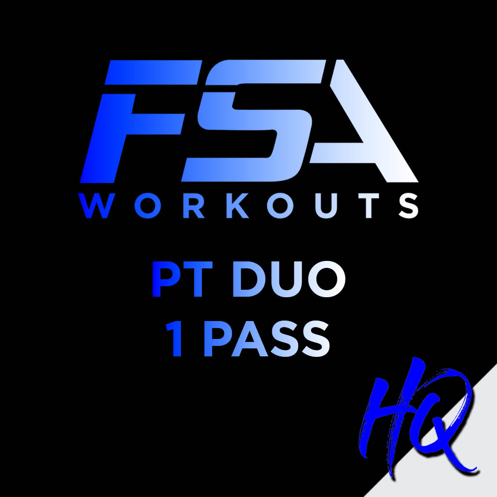 1 x PT duo pass med bokad tränare