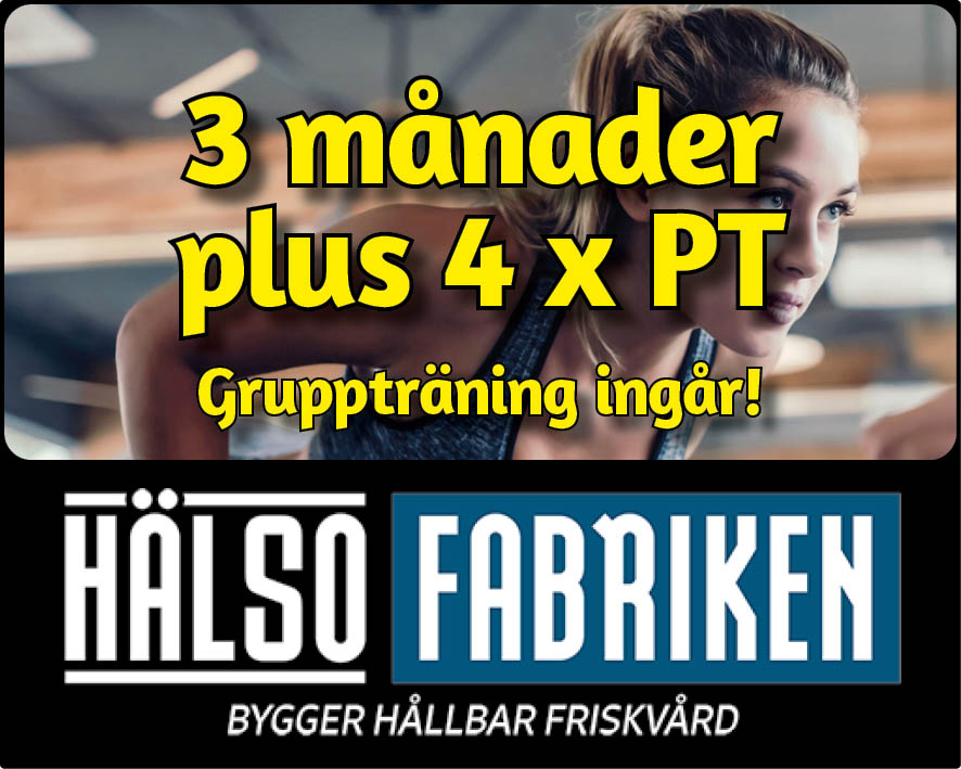 Träningskort 3 mån plus 4 x 60 min Personlig Träning.. Medlemsavgift 40:- läggs till i kassan.